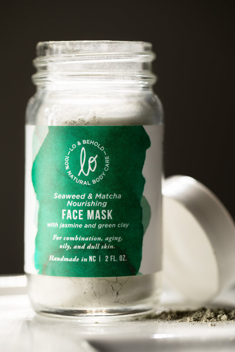 Seaweed & Matcha Nourishing Face Mask Lo & Behold