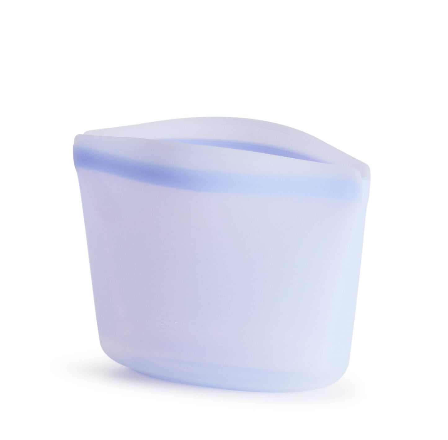 Stasher reusable silicone bags and bowls in sandwich (7.5 x 7 in), bowl (2-cup, 7.5 x 5 in), snack (7.5 x 4.5 in), and stand-up mini (8.5 x 7 x 3.5 in) sizes. Leakproof, plastic-free, and microwave-safe—perfect for meal prep, food storage, and travel.