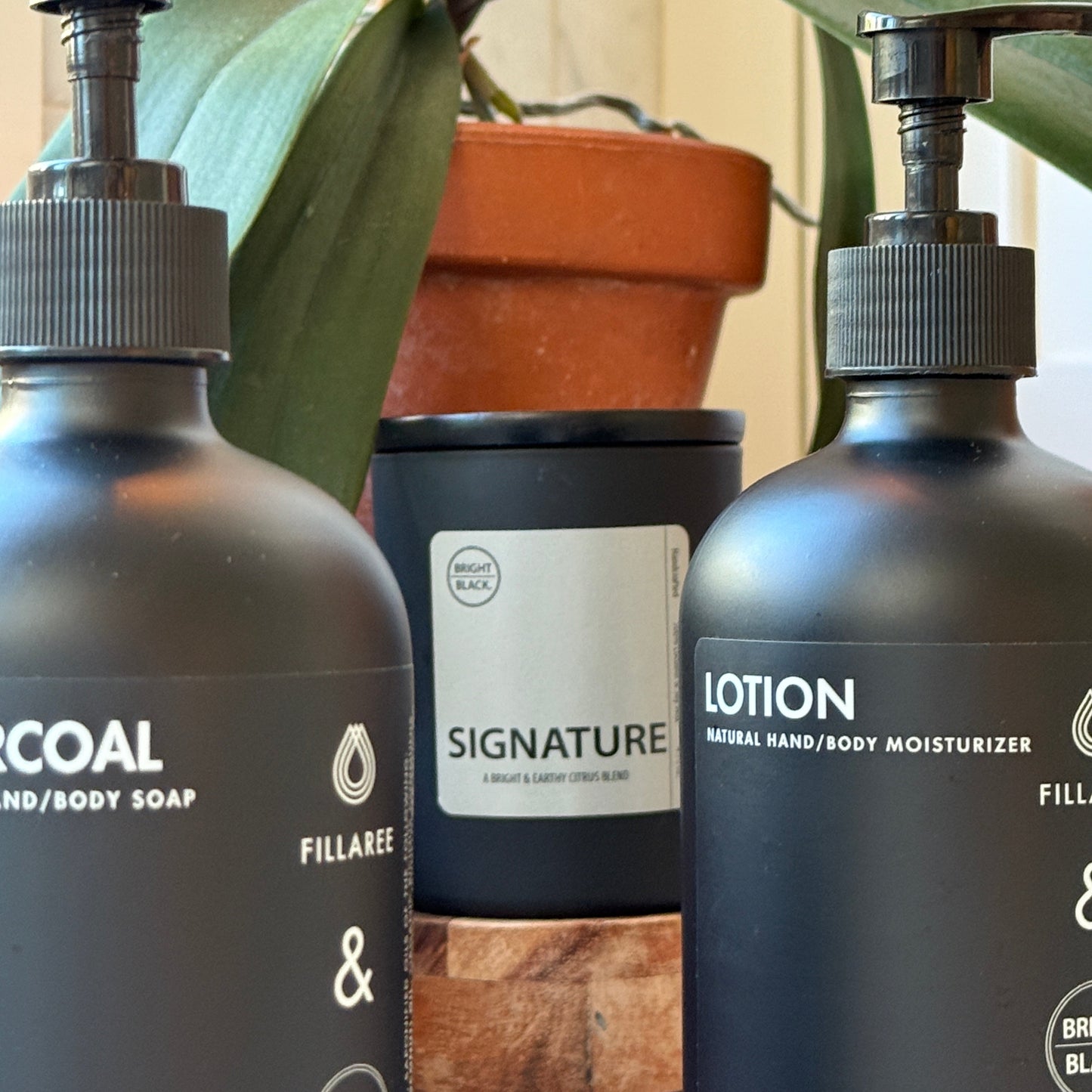 Charcoal Signature Trio - Soap /Lotion/Candle