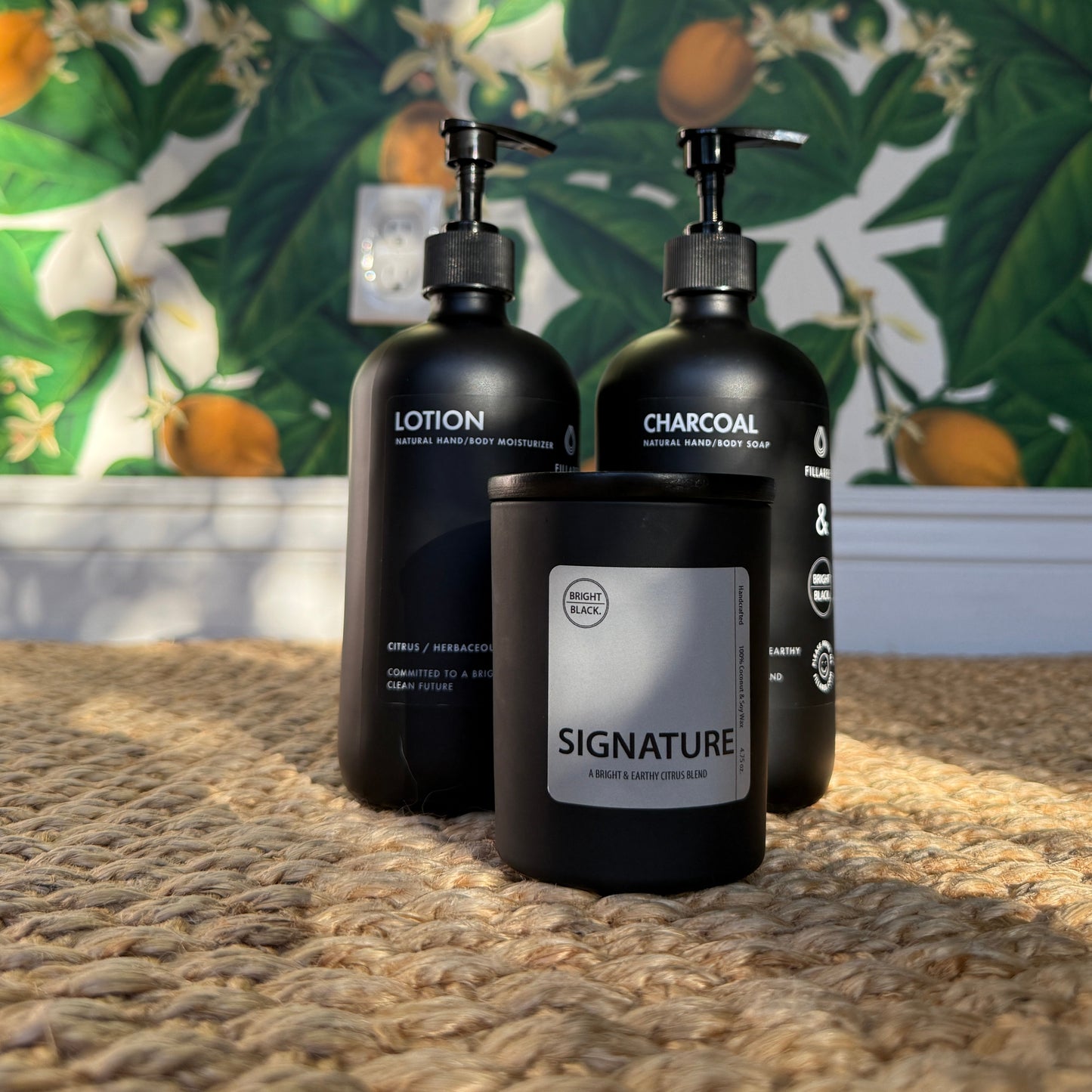 Charcoal Signature Trio - Soap /Lotion/Candle
