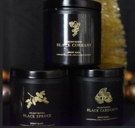 Bright Black Candle Holiday Trio