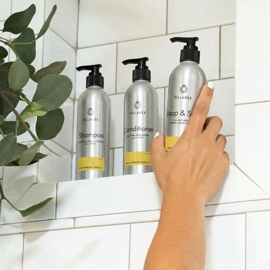 Soap & Suds – 8 oz Refillable Bottle