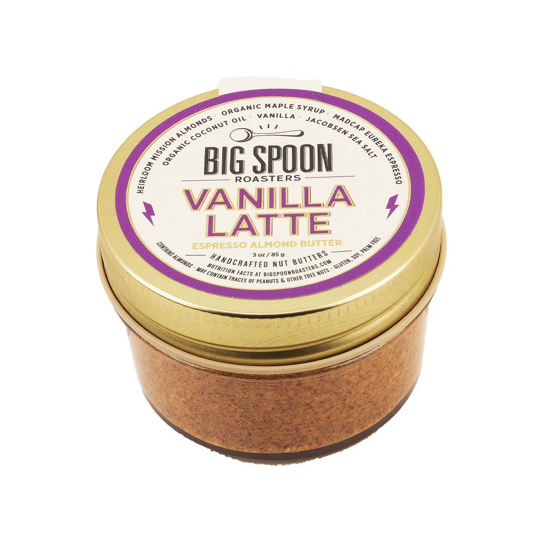 Big Spoon Roasters Handcrafted Mini Nut Butter – 3 oz TSA-Friendly Jar