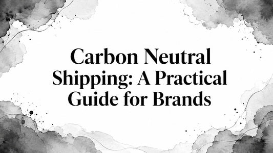 Carbon Neutral Shipping: A Practical Guide for Brands