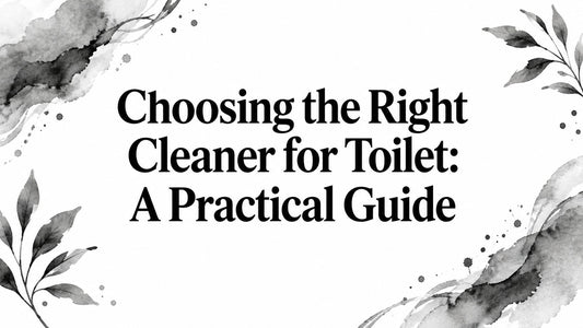 Choosing the Right Cleaner for Toilet: A Practical Guide