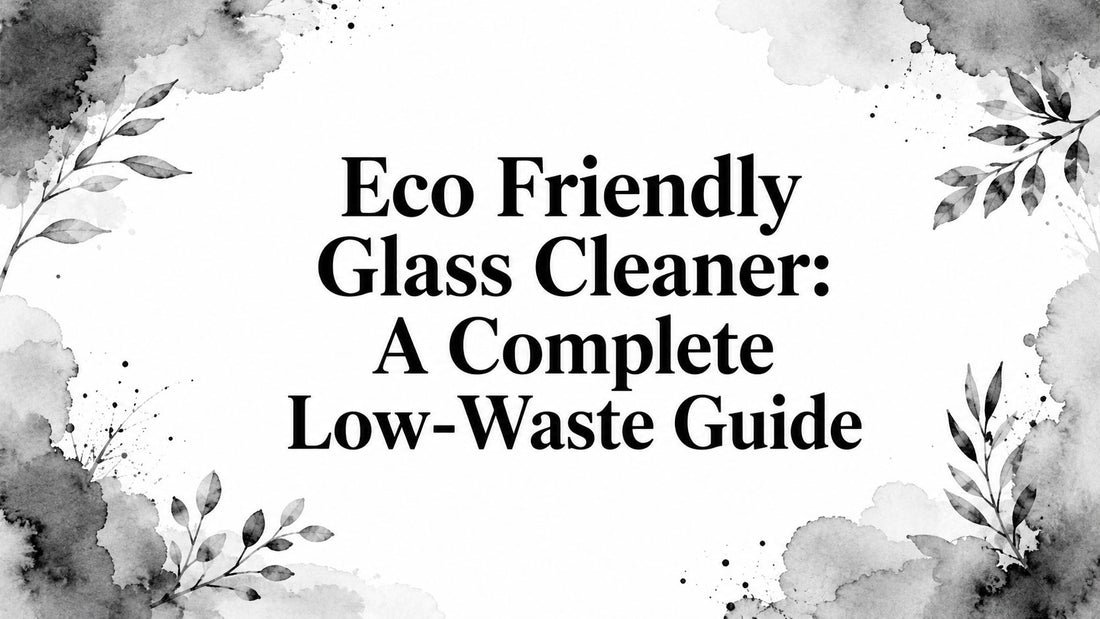 Eco Friendly Glass Cleaner: A Complete Low-Waste Guide