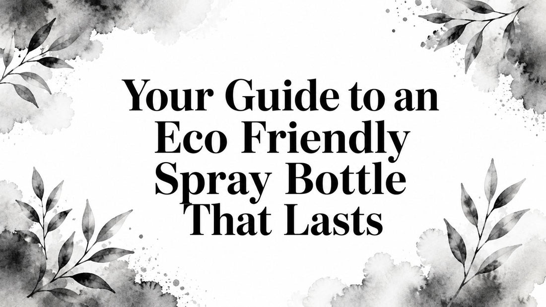 Your Guide to an Eco Friendly Spray Bottle That Lasts