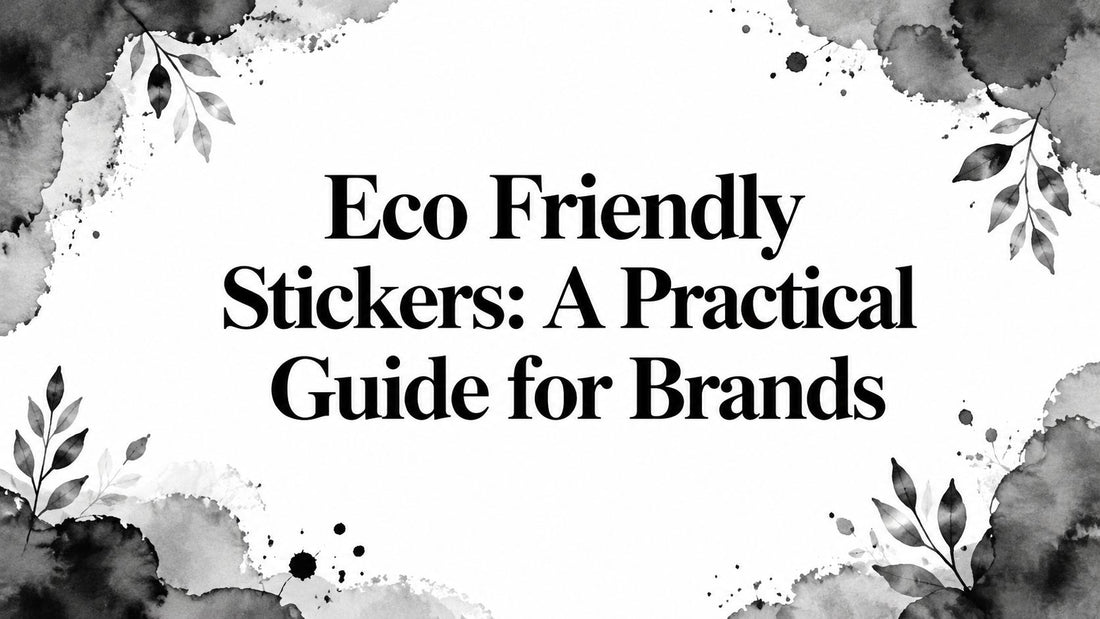 Eco Friendly Stickers: A Practical Guide for Brands