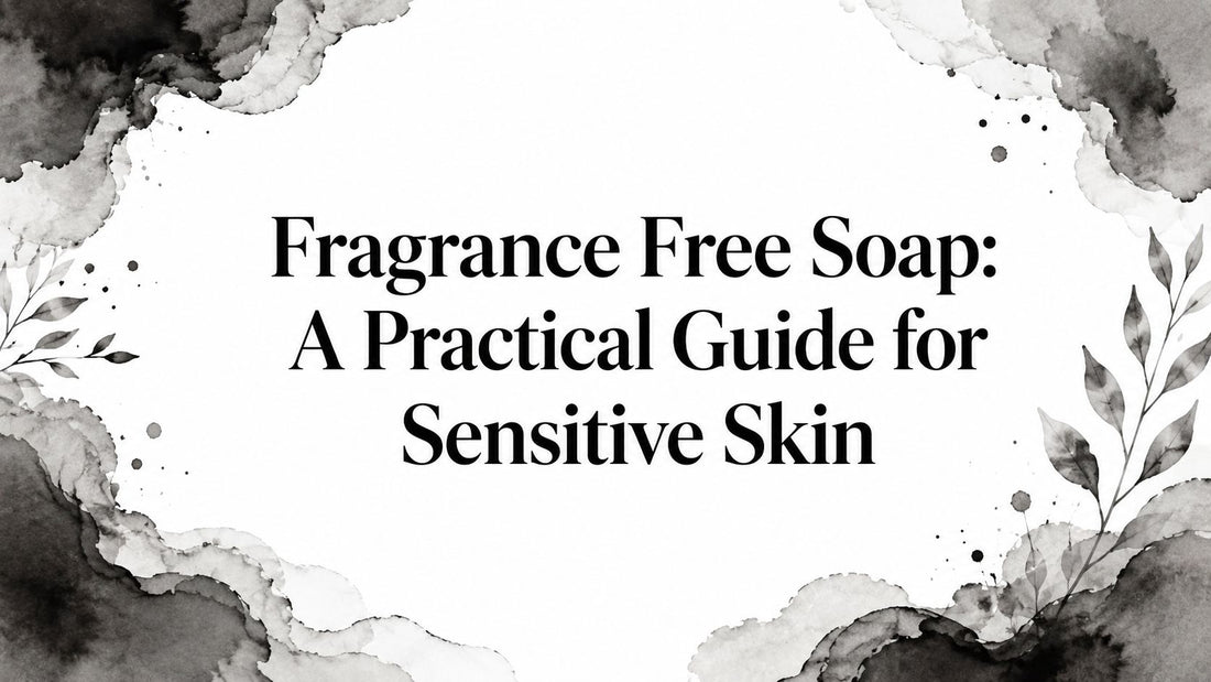 Fragrance Free Soap: A Practical Guide for Sensitive Skin