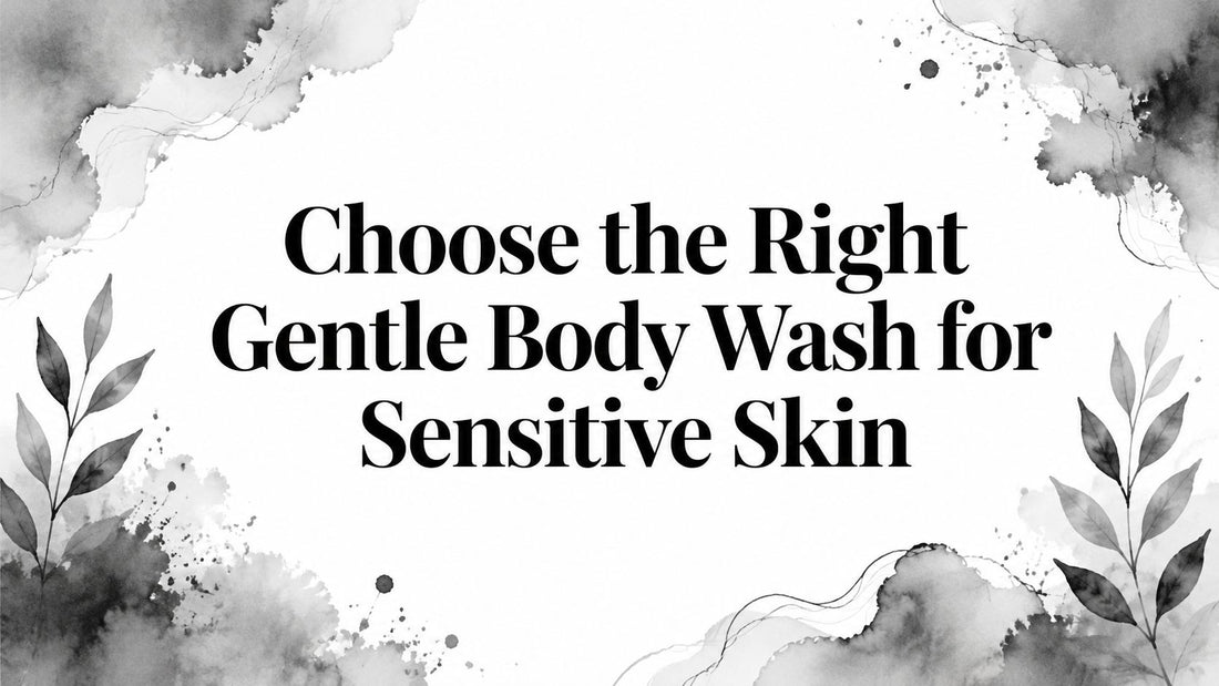Choose the Right Gentle Body Wash for Sensitive Skin