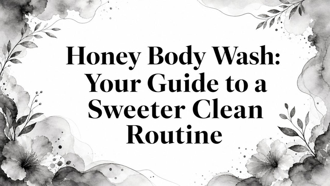 Honey Body Wash: Your Guide to a Sweeter Clean Routine