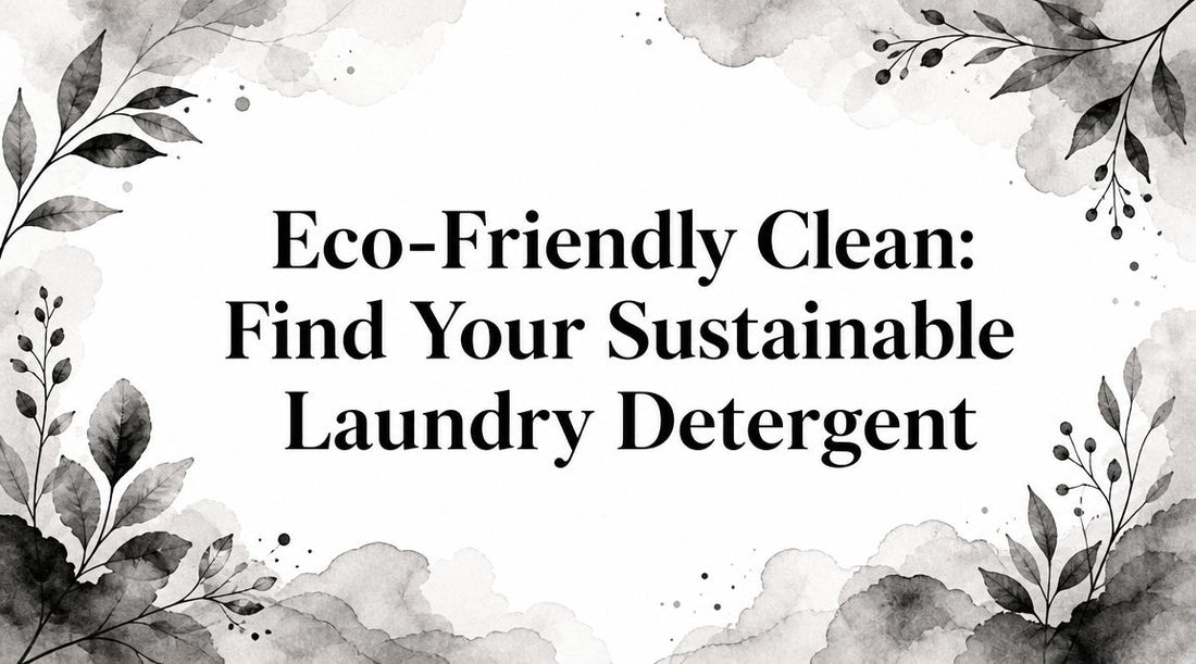 Eco-Friendly Clean: Find Your Sustainable Laundry Detergent