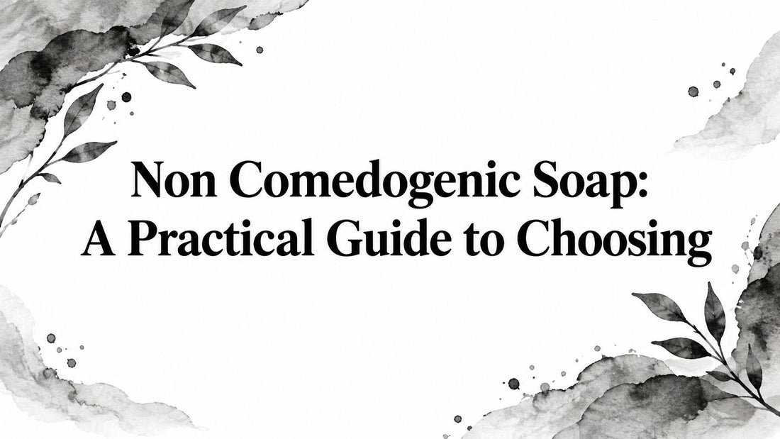 Non Comedogenic Soap: A Practical Guide to Choosing