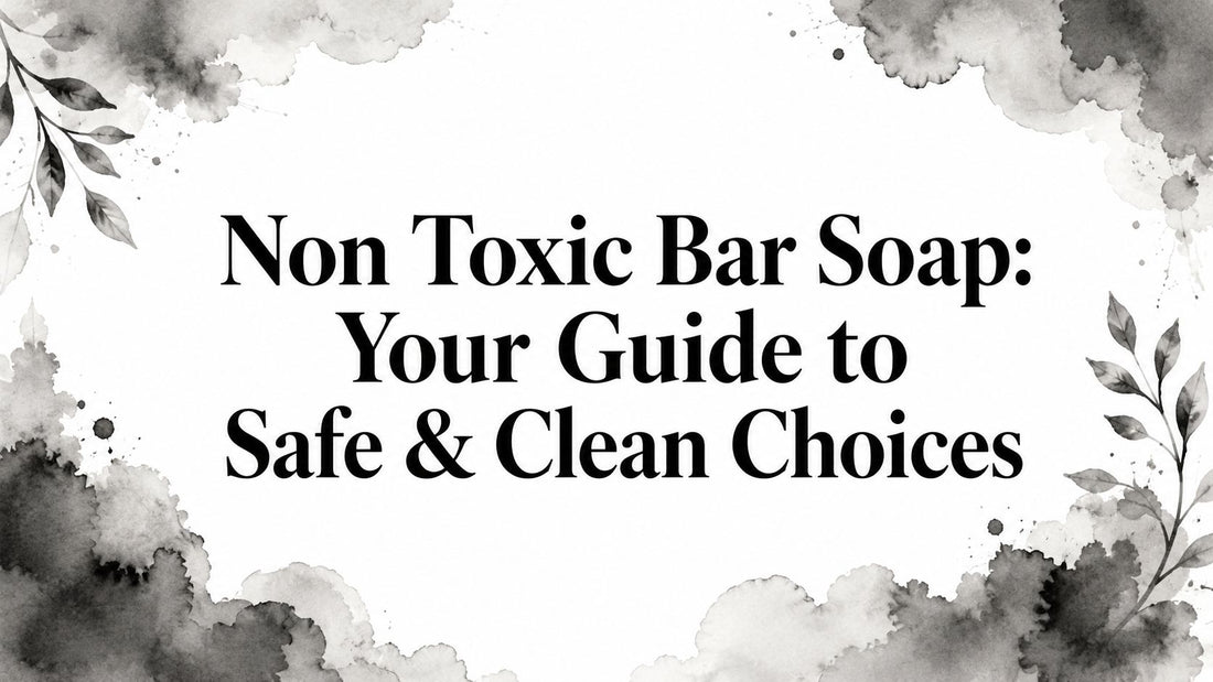 Non Toxic Bar Soap: Your Guide to Safe & Clean Choices