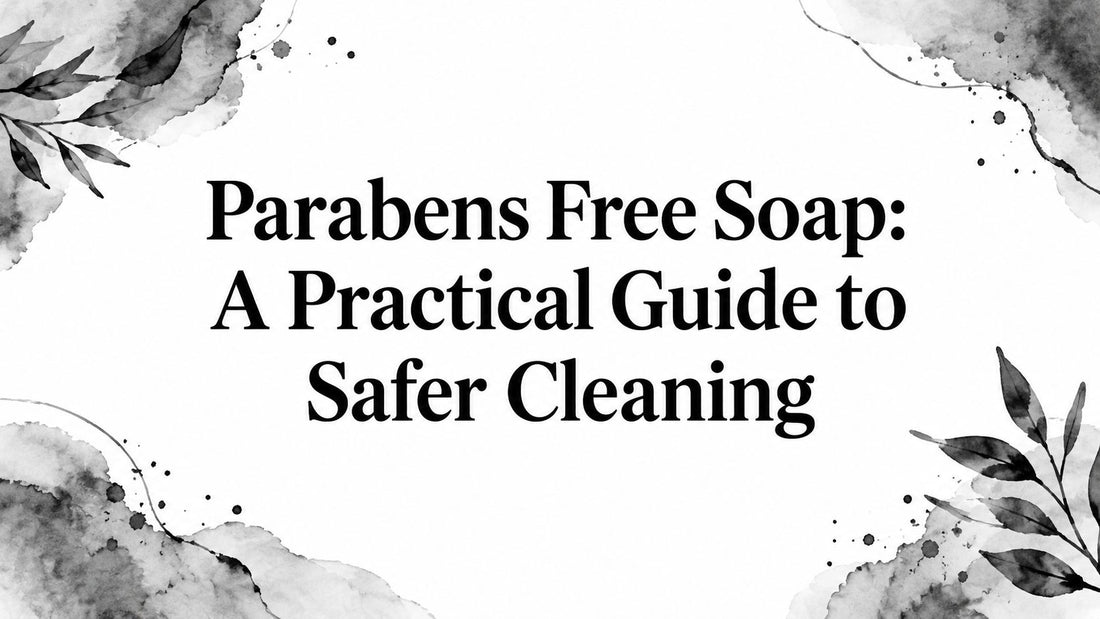 Parabens Free Soap: A Practical Guide to Safer Cleaning