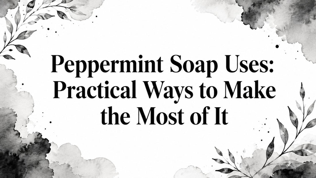 Peppermint Soap Uses: Practical Ways to Make the Most of It