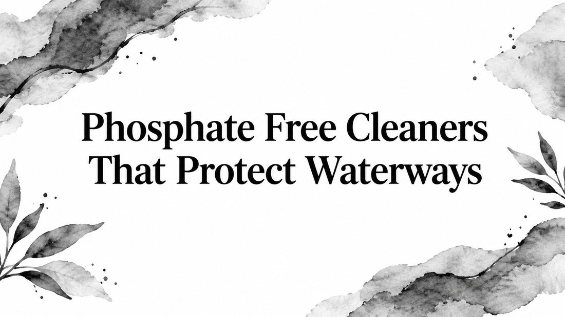 Phosphate Free Cleaners That Protect Waterways