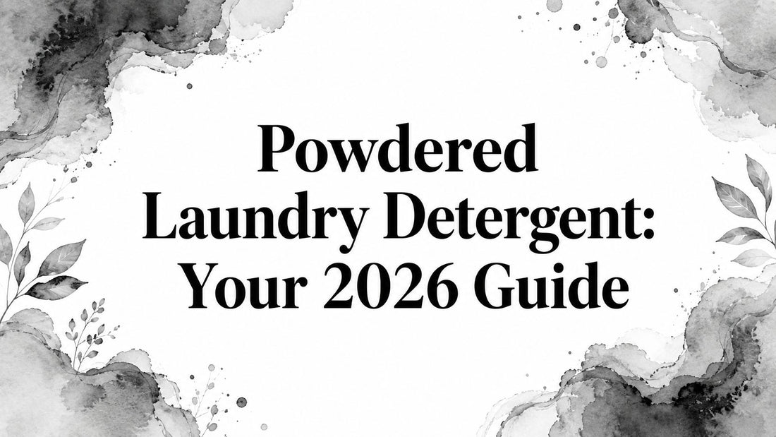 Powdered Laundry Detergent: Your 2026 Guide