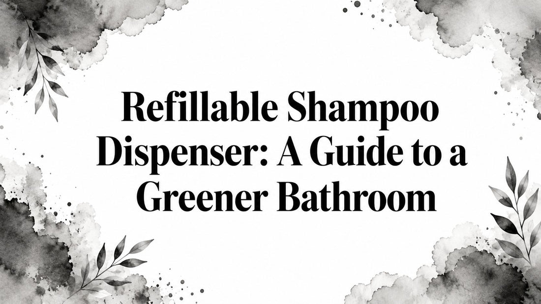 Refillable Shampoo Dispenser: A Guide to a Greener Bathroom