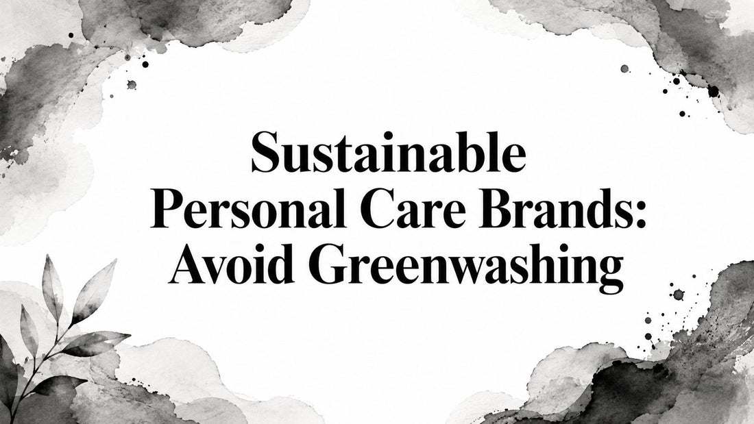Sustainable Personal Care Brands: Avoid Greenwashing