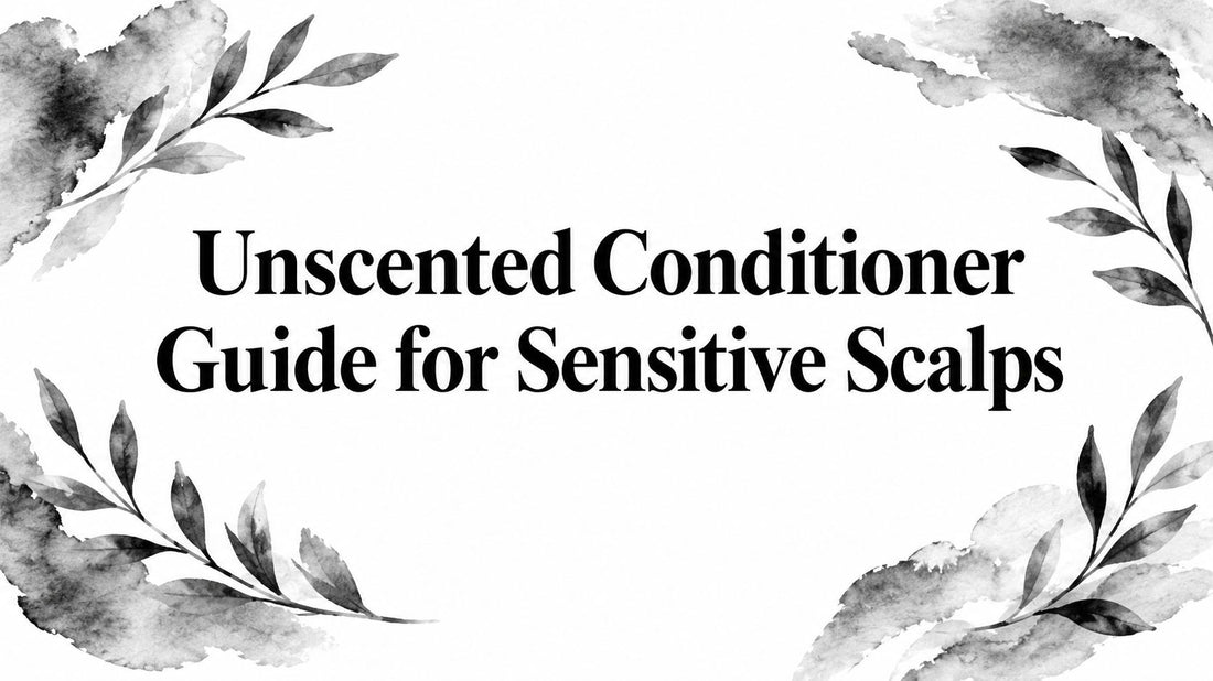 Unscented Conditioner Guide for Sensitive Scalps