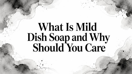 What Is Mild Dish Soap and Why Should You Care