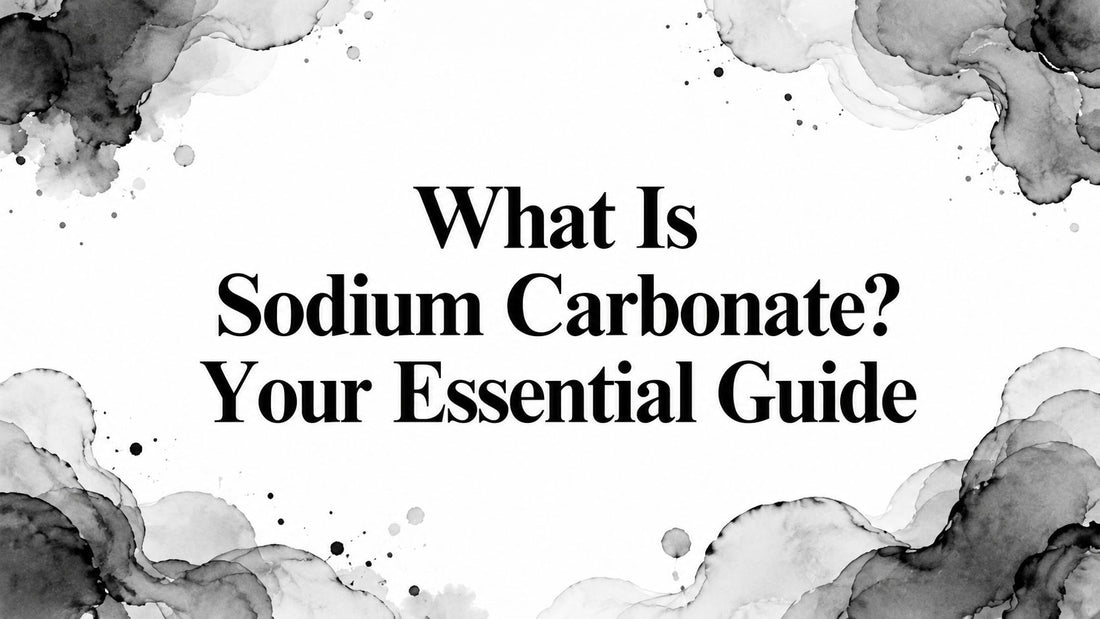 What Is Sodium Carbonate? Your Essential Guide