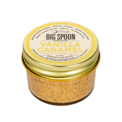 Big Spoon Roasters Handcrafted Mini Nut Butter – 3 oz TSA-Friendly Jar