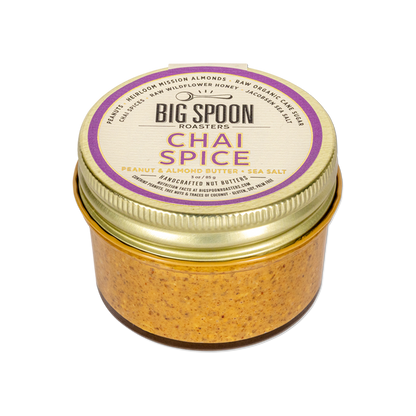 Big Spoon Roasters Handcrafted Mini Nut Butter – 3 oz TSA-Friendly Jar