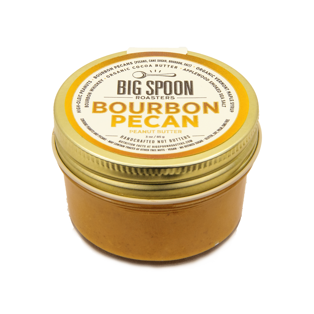 Big Spoon Roasters Handcrafted Mini Nut Butter – 3 oz TSA-Friendly Jar