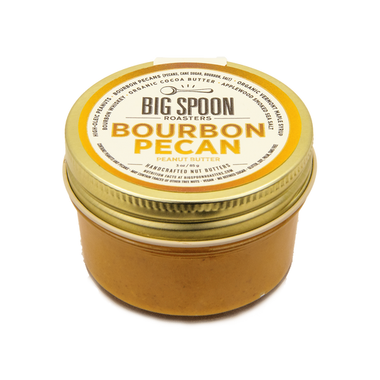 Big Spoon Roasters Handcrafted Mini Nut Butter – 3 oz TSA-Friendly Jar