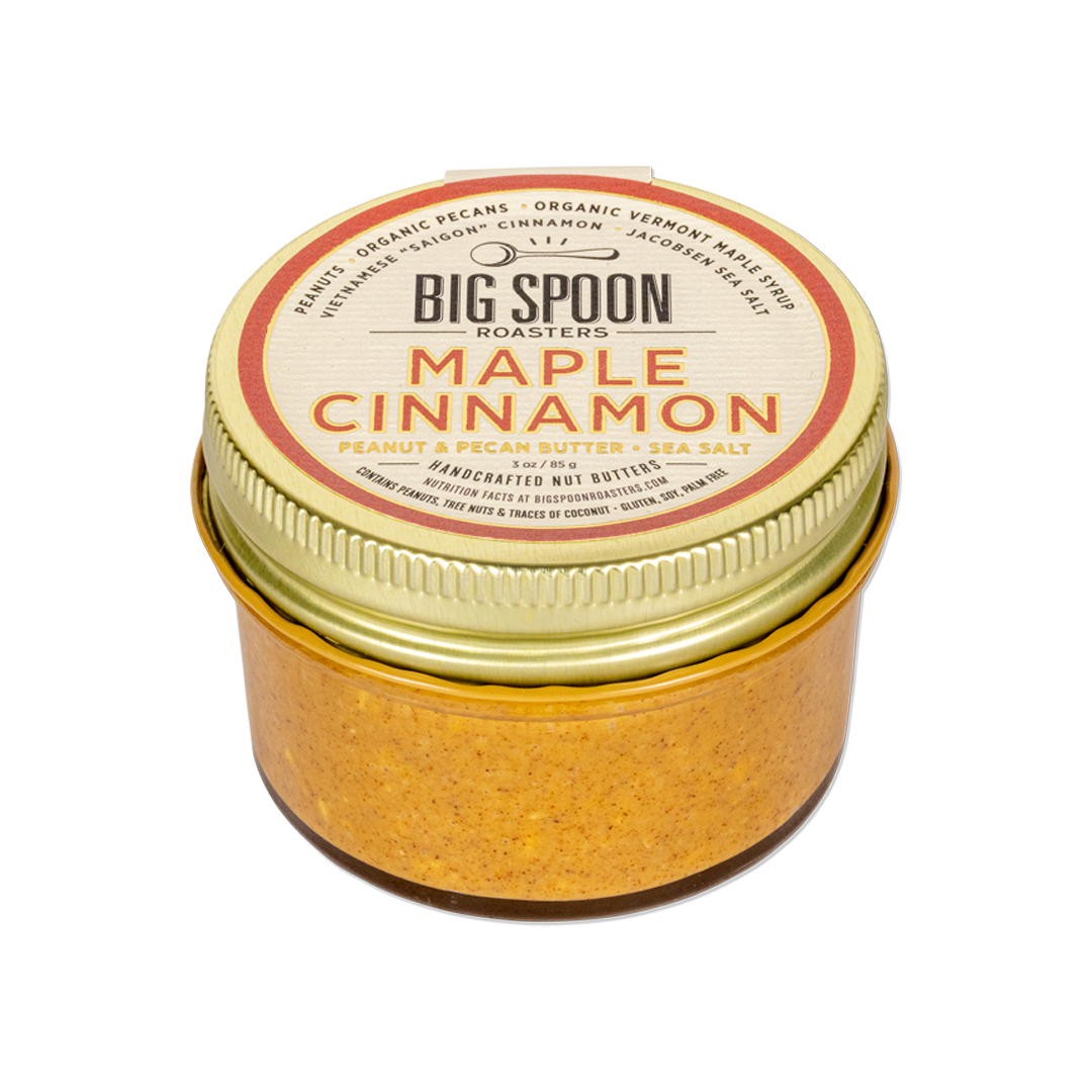 Big Spoon Roasters Handcrafted Mini Nut Butter – 3 oz TSA-Friendly Jar