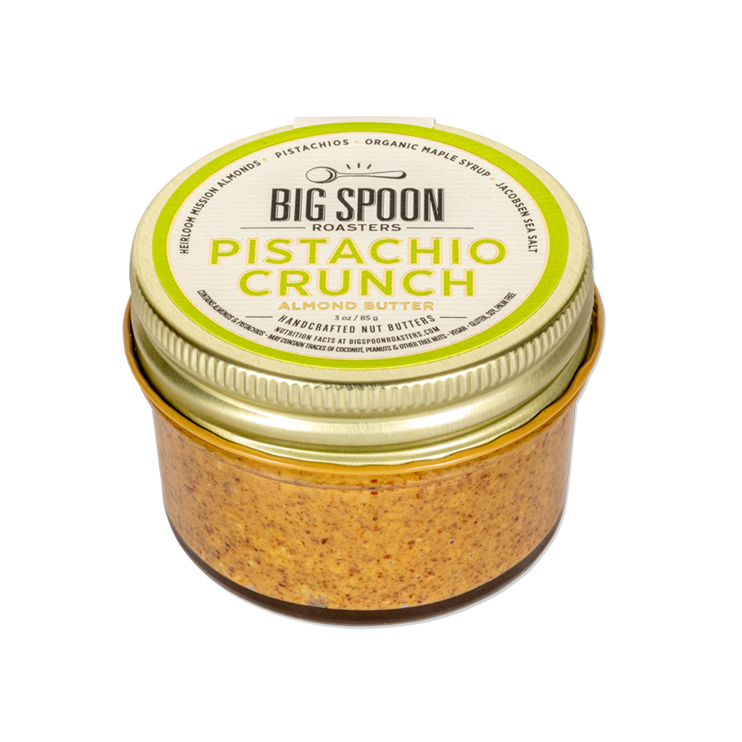 Big Spoon Roasters Handcrafted Mini Nut Butter – 3 oz TSA-Friendly Jar