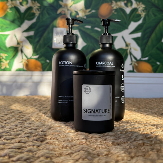 Charcoal Signature Trio - Soap /Lotion/Candle