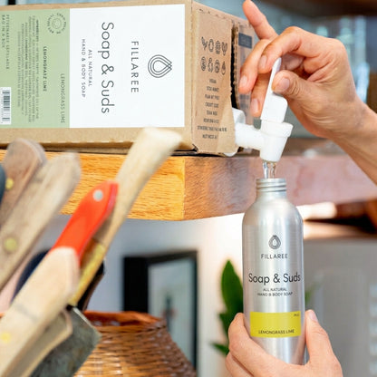Soap & Suds – 8 oz Refillable Bottle