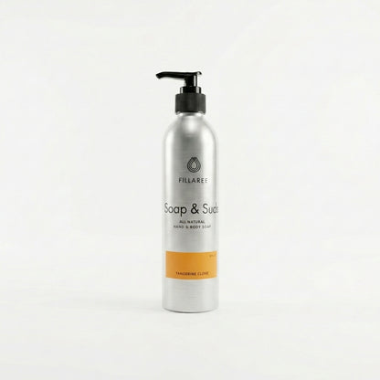 Soap & Suds – 8 oz Refillable Bottle