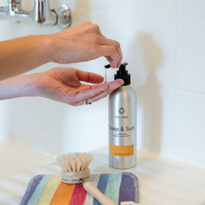 Soap & Suds – 8 oz Refillable Bottle