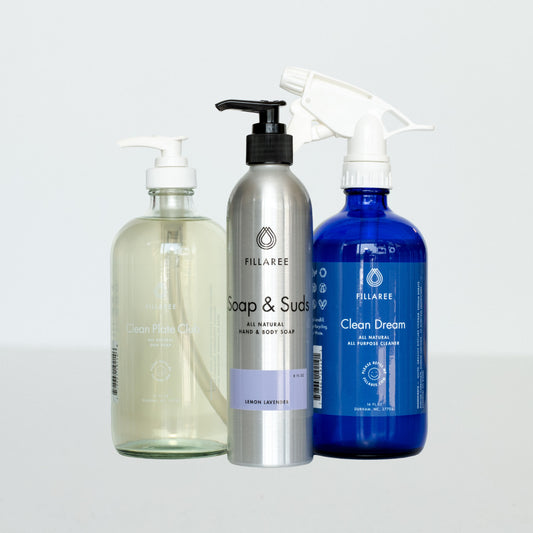 Fillaree Refillable Trio – Clean Home, Happy Planet