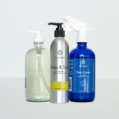 Fillaree Refillable Trio – Clean Home, Happy Planet