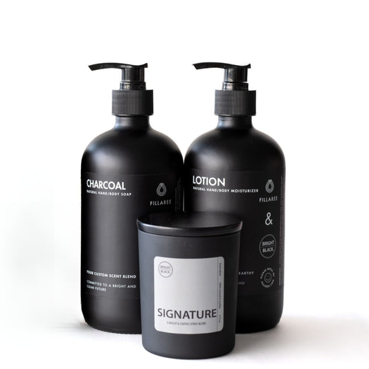 Charcoal Signature Trio - Soap /Lotion/Candle