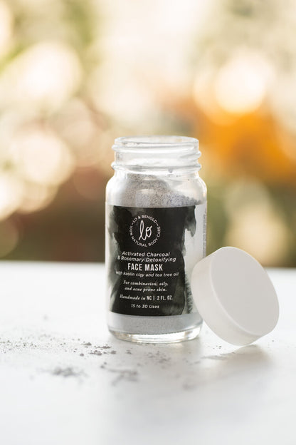 Activated Charcoal & Rosemary Face Mask Lo & Behold
