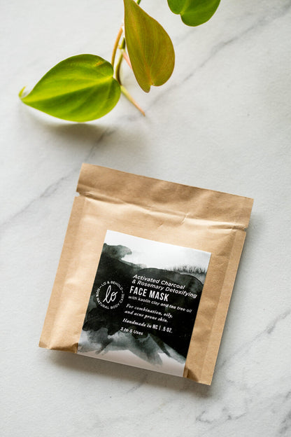 Activated Charcoal & Rosemary Face Mask Lo & Behold