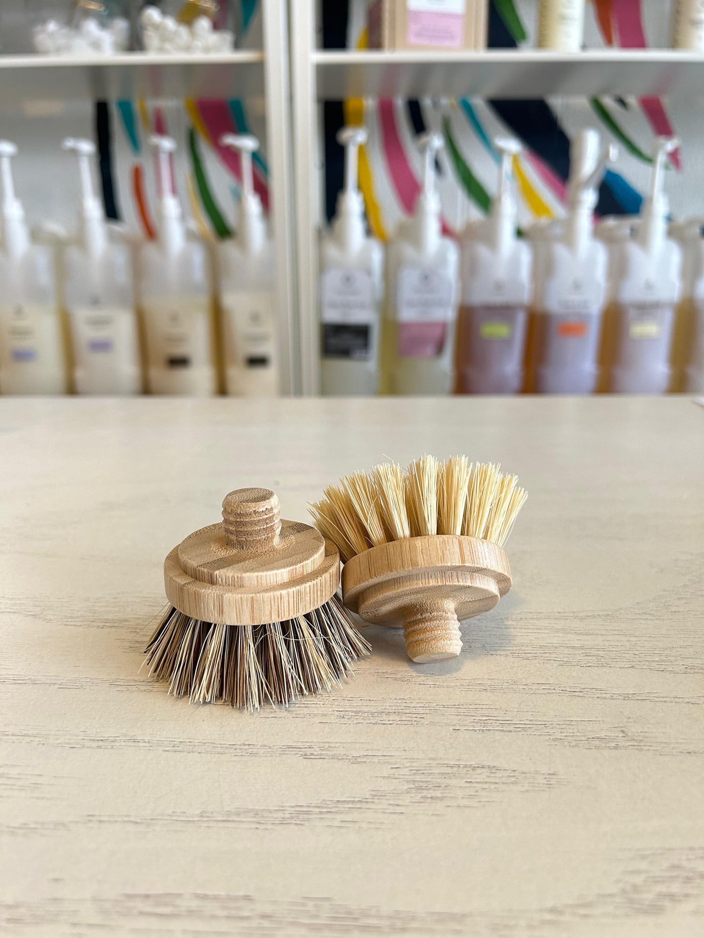 Zefiro Bamboo Pot Scrubber with Replaceable Head