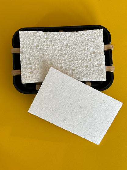 White Compostable Cellulose Sponge