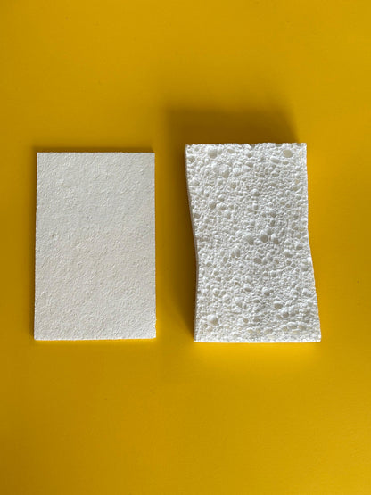 White Compostable Cellulose Sponge