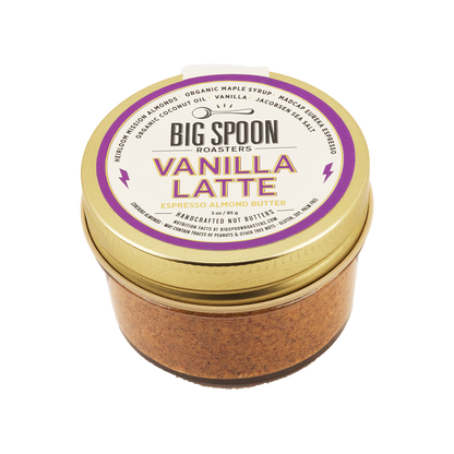 Big Spoon Roasters Handcrafted Mini Nut Butter – 3 oz TSA-Friendly Jar