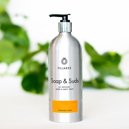 Soap & Suds - Metal Bottle